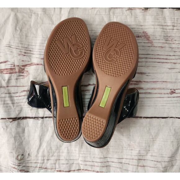 Walking Cradles Slid One Two Strap Heeled Sandal Size 9N - Picture 6 of 7